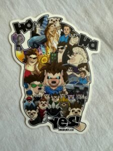 HahaYes Vinyl Sticker (4")